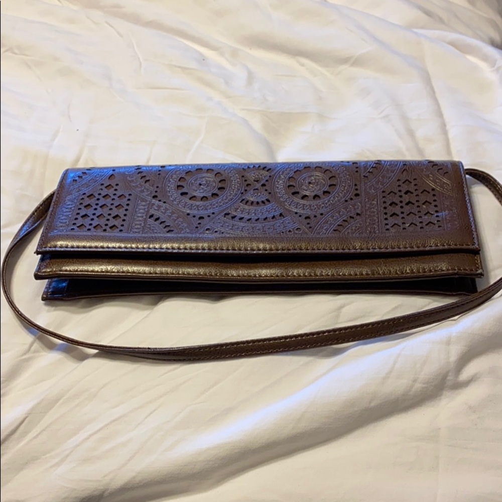 Brown clutch from Aldo